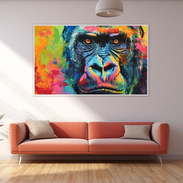Gorilla Oil Painting
